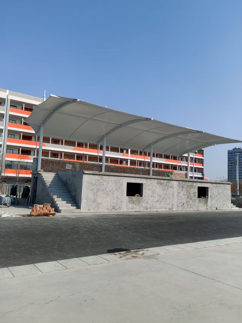 新乡市永宏中学膜结构看台